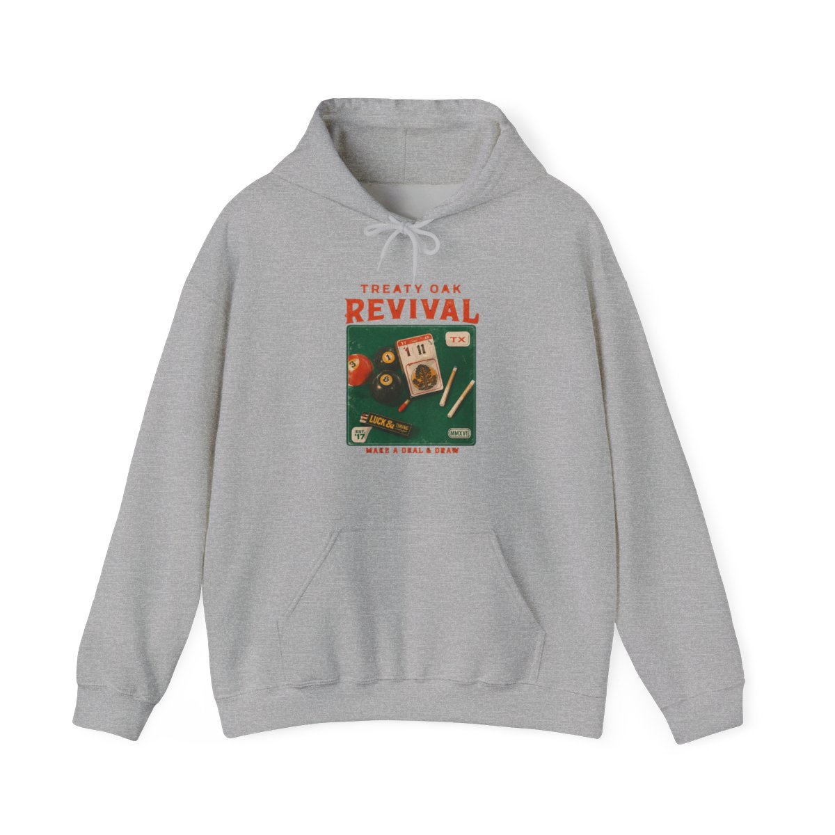 Streetwear Graphic Hoodie | Casual Pullover for Everyday Layering | Treaty Oak Revival - Official Hoodies merchandise