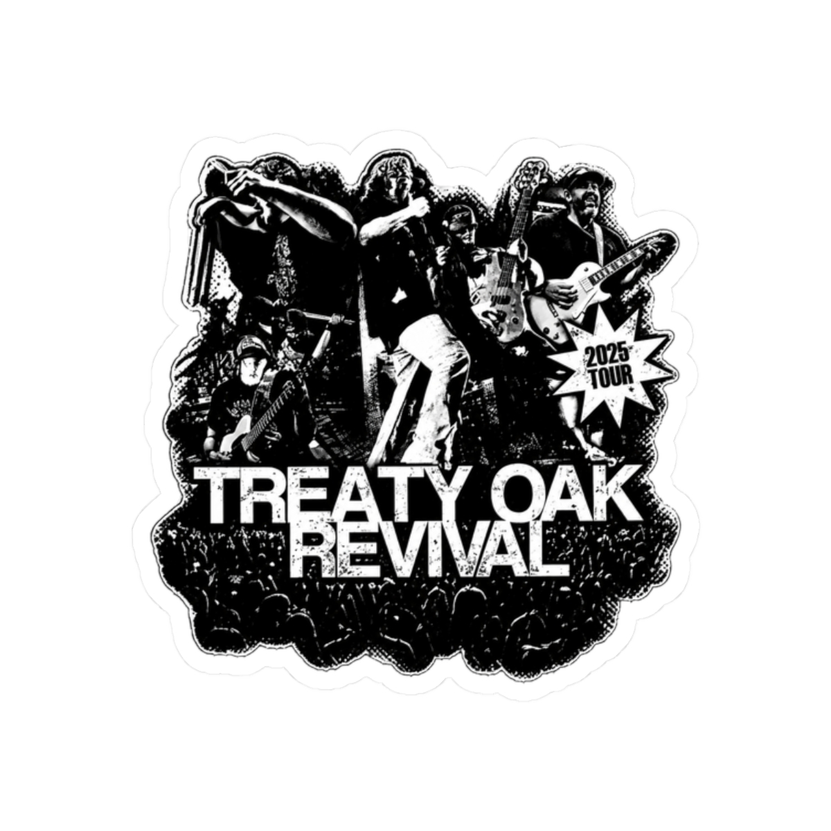 treaty oak revival merch Sticker - alternate angle 3, merchandise