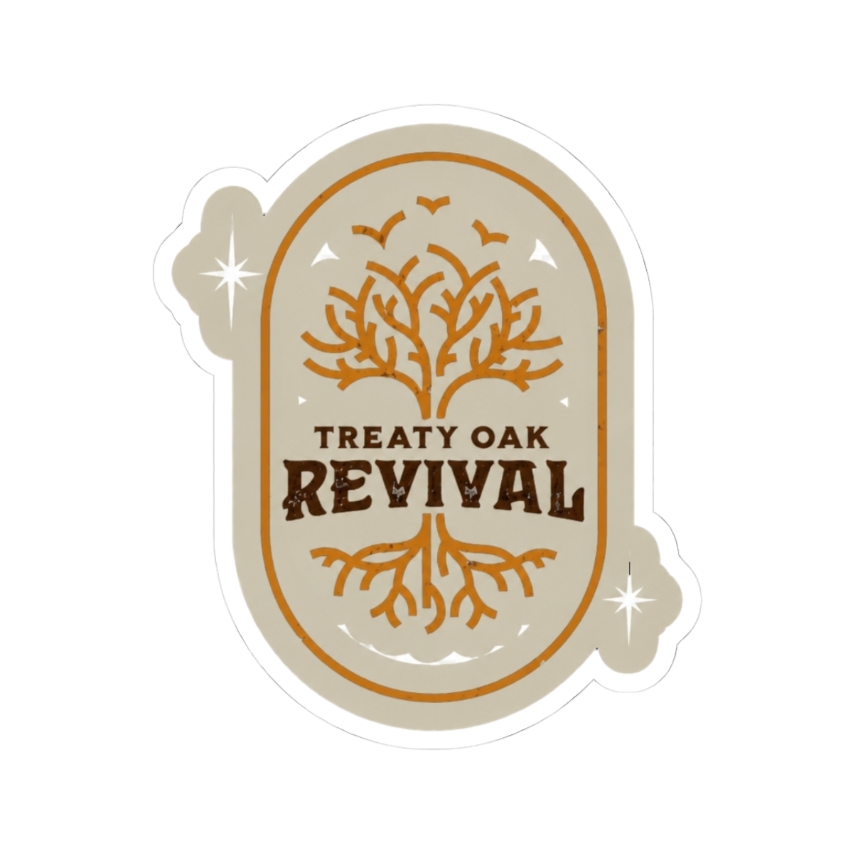 Treaty oak revival Sticker