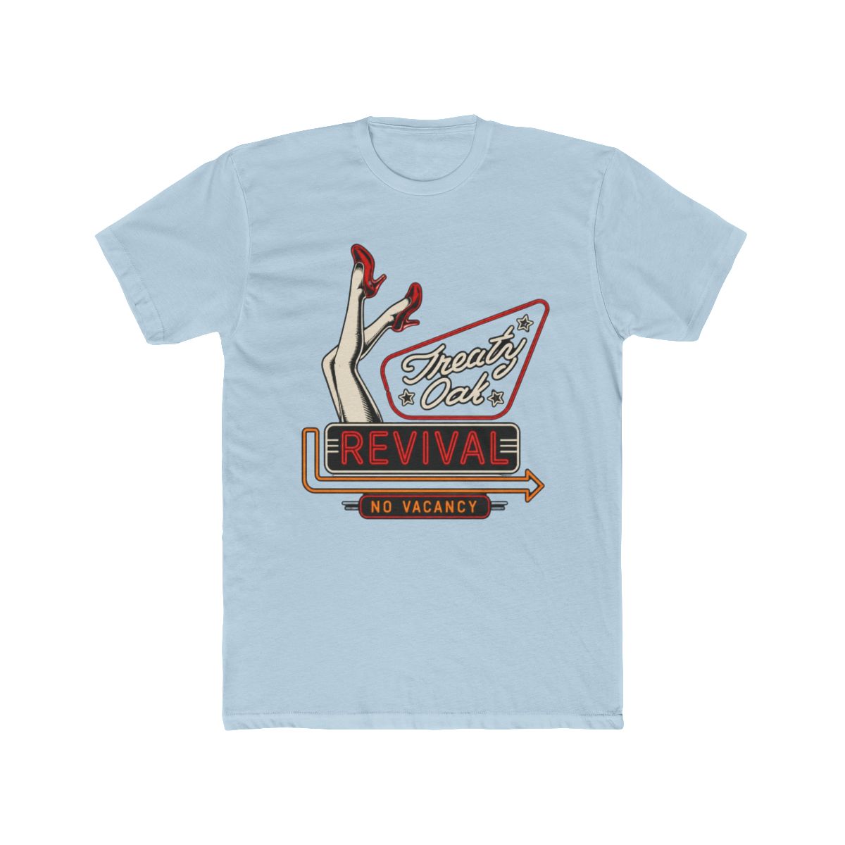 Treaty Oak Revival Vintage Neon Sign T Shirt