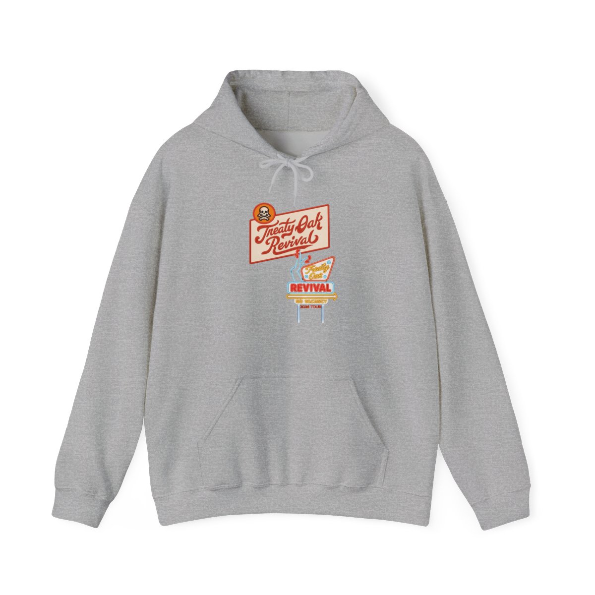 Everyday Streetwear Hoodie | Casual Layering Piece for Outfits | Treaty Oak Revival - alternate angle 2, merchandise